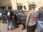 Mobil Diduga Terlibat Pencurian Tower Dihujani Amukan Warga, Dua Pria Diamankan di Mapolres Dumai