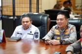 Gubri Abdul Wahid dan Kapolda Riau Gelar Pertemuan, Bahas Pengamanan PSU Siak
