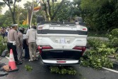 PNS UIN Alami Luka Usai Xpander Tabrak Brio di Simpang Parit Indah Pekanbaru