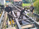 Dari Pesisir hingga Pedalaman, 110 Jembatan Merah Putih Presisi Polda Riau Akan Rampung  Jelang Hut Bhayangkara.