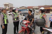 Pelanggaran Tak Pakai Helm Melonjak, Satlantas Polresta Pekanbaru Gencarkan Teguran Simpatik