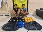28,3 Kilo Sabu Diungkap Ditnarkoba Polda Riau Bersama Dua Orang Kurir.
