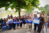 BRI Peduli Salurkan 500 Paket Sembako kepada Jemaat Tiga Gereja di Pekanbaru.