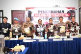 Sabu 2,3 Kilogram hingga 532 Keping Etomidate Dimusnahkan Polda Riau
