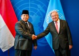Bertemu Sekjen PBB, Prabowo Tekankan Solidaritas Global untuk Perdamaian