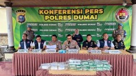 Gagalkan Peredaran 27,2 Kilogram Sabu, Polres Dumai Amankan Tiga Tersangka