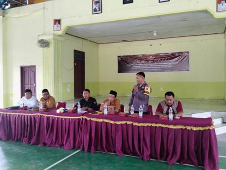 Hadiri Pelantikan KPPS, Cooling System Bhabinkamtibmas Himbau Agar Bekerja Profesional, Netral dan Adil