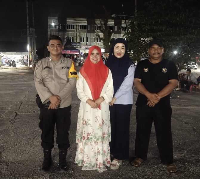 Polsek Tenayan Raya dalam Giat Cooling  Dalam Rangka Pemilukada Serentak Tahun 2024 di Kel.Mentangor
