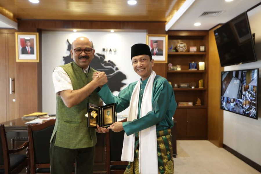 Pemprov Riau Terima Kunjungan Konjen India, Harap Sinergi Kedua Belah Pihak Bisa Optimal
