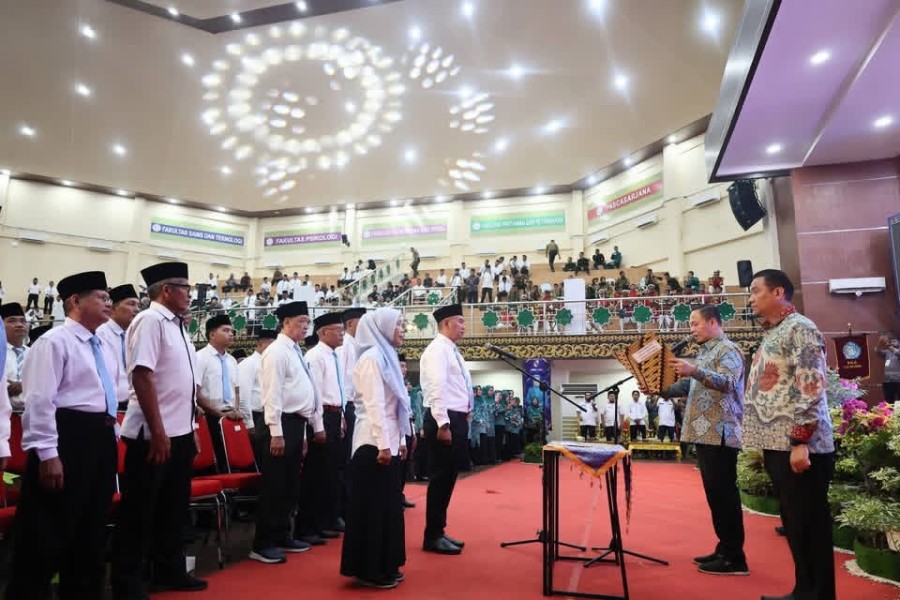 Pengukuhan Ketua RT/ RW Tuah Madani, Wako Ajak Bersama-sama Bangun Pekanbaru