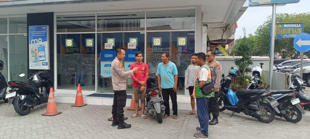 Polsek Pekanbaru Kota Gelar Kegiatan Cooling System Pemilukada Serentak 2024 di Bank BRI