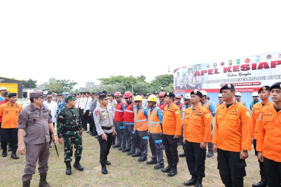 Polda Riau Gelar Apel Siaga Bencana Hidrometeorologi