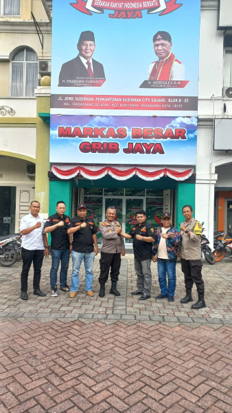 Polresta Pekanbaru Gelar Kegiatan Cooling System di Kantor DPD GRIB Jaya Riau untuk Menjaga Kamtibmas Menjelang Pilkada 2024