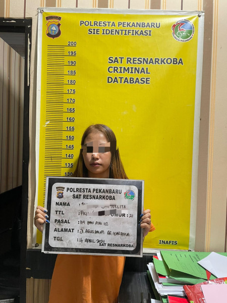 Diduga Pengedar Sabu, Seorang Wanita di Panger Diringkus Polisi