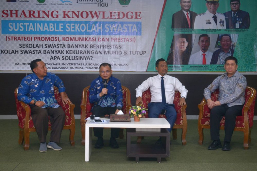 Sekolah Swasta di Riau Belajar Strategi Sukses dari Para Ahli
