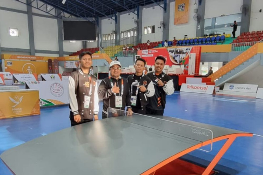Ganda Campuran Teqball Riau Sisihkan Tim DKI Jakarta di Final PON XXI Aceh - Sumut