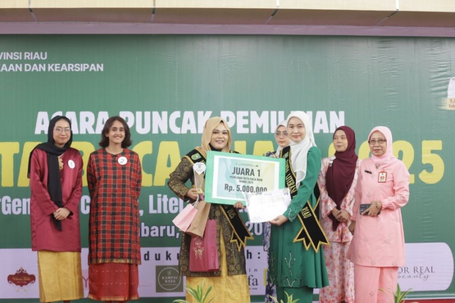 Duta Baca Riau Tahun 2025 Berjalan Sukses, Ini Pesan Bunda Literasi Riau