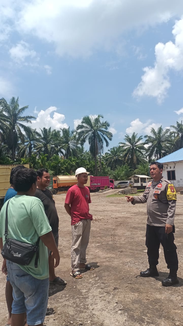 Polsek Bagan Sinembah Beri Pesan Kamtibmas Kepada Masyarakat Bagan Sapta Permai