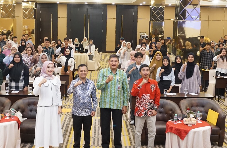 Ratusan Mahasiswa Unilak Ucap Terima Kasih kepada Pj Gubernur dan Gubernur Terpilih Provinsi Riau