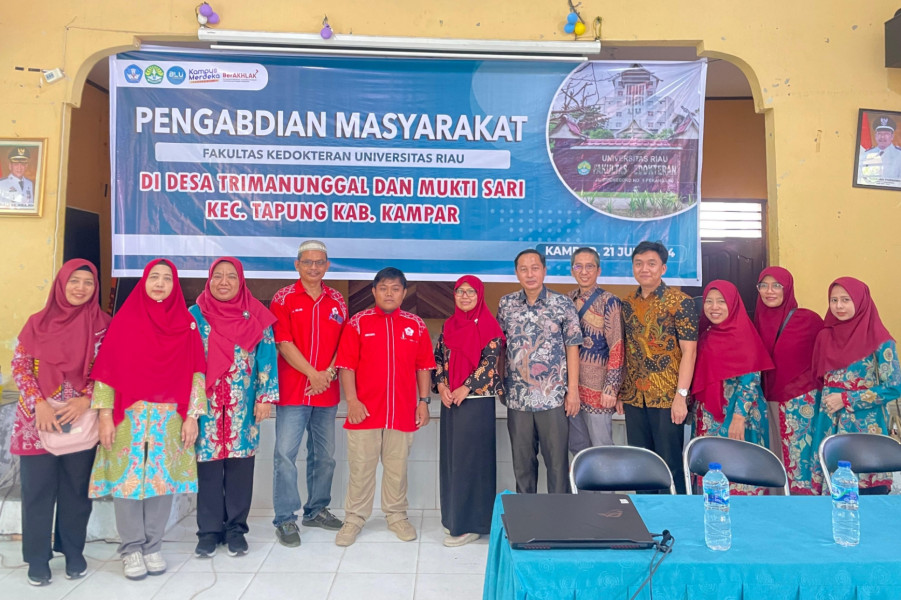 Cegah Penyakit Metabolik, Tim Fakultas Kedokteran UNRI Lakukan Hal ini
