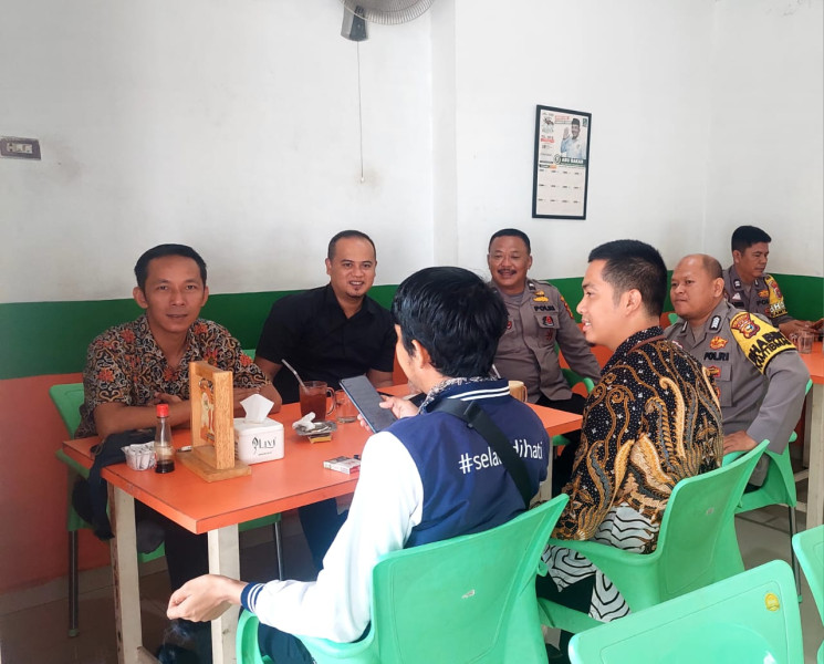 Intensifkan Patroli, Polsek Binawidya Cooling System Bersama Tokoh Masyarakat