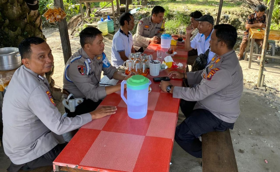 Kapolsek Lubuk Dalam Terus Turun Langsung Berikan Imbauan Pilkada Damai
