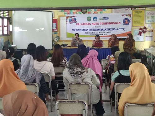 Polsek Siak Sosialisasikan Peran Orang Tua dalam Mencegah Bullying dan Himbau Sukseskan Pilkada Serentak