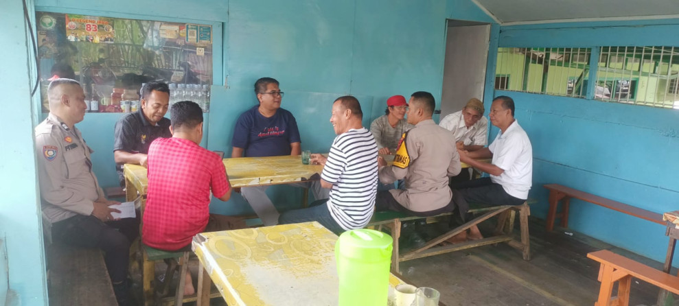 Gelar Cooling System di Kelurahan Kampung Bandar, Polsek Senapelan Sampaikan Pesan Pilkada Damai
