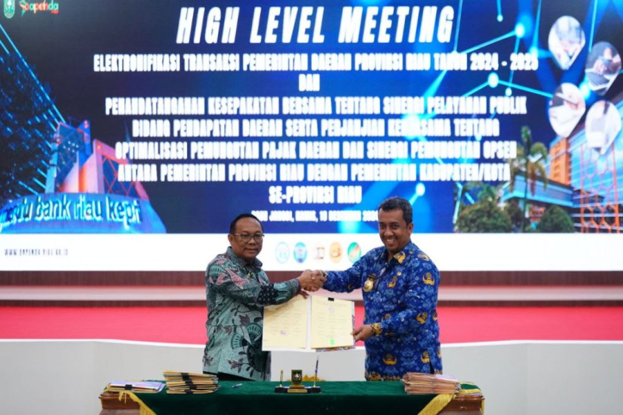 Optimalkan Pemungutan Pajak Daerah, Pemprov Riau dan Kabupaten/Kota Jalin Kerja Sama