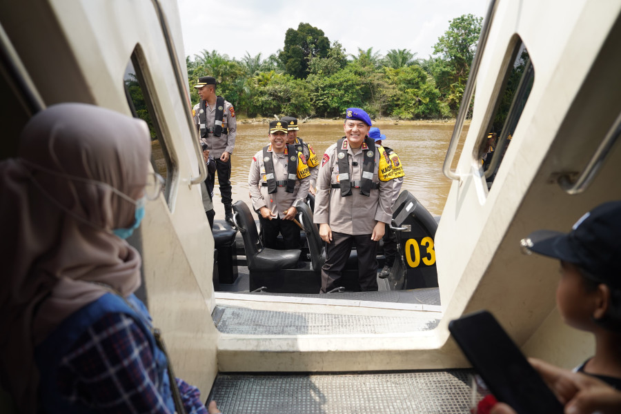 Kapolda Riau Irjen Iqbal Pastikan Keamanan Arus Balik Via Perairan