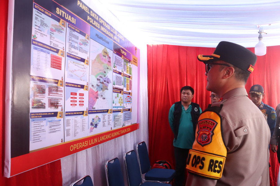 Optimalkan Pengamanan Nataru, Kapolres Inhil Cek Pos Yang dan Pos Pam