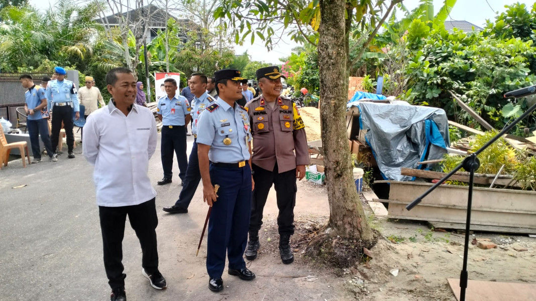 Kapolsek Bukit Raya dan Danlanud Roesmin Nurjadin Gelar Cooling System Bersama Jelang Pilkada 2024
