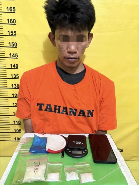 Warung di Batu Betanam Digerebek, Polisi Sita 46,6 Gram Sabu