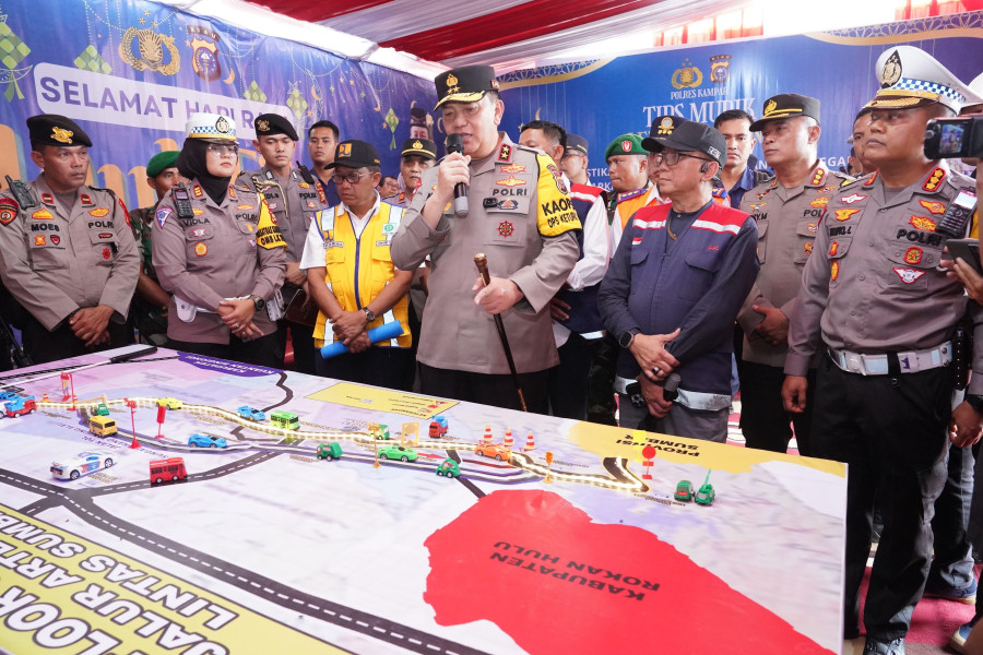 Kapolda Riau Irjen Iqbal Pantau Arus Balik 2024