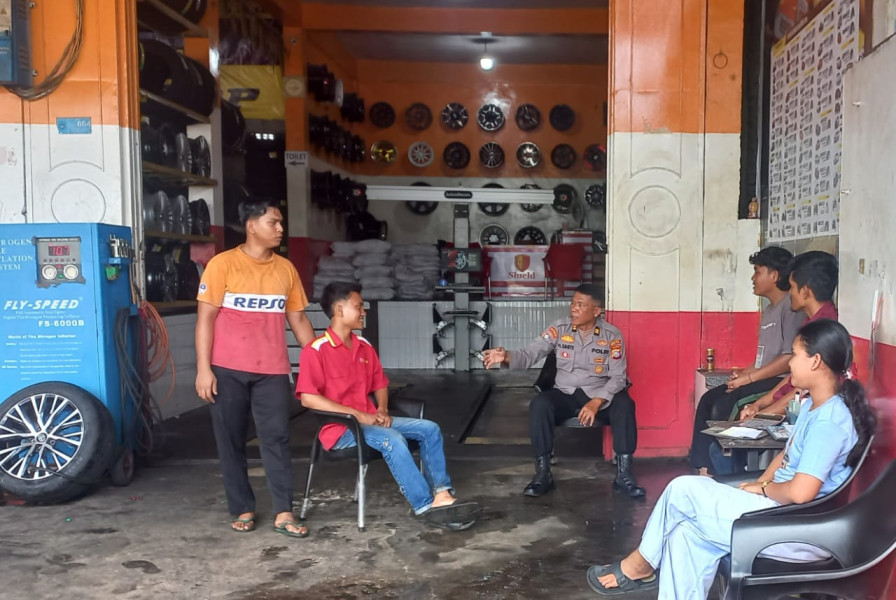Terus Upayakan Keamanan dan Ketertiban Menjelang Pilkada Serentak, Polsek Bagan Sinembah Imbau Masyarakat Bagan Batu