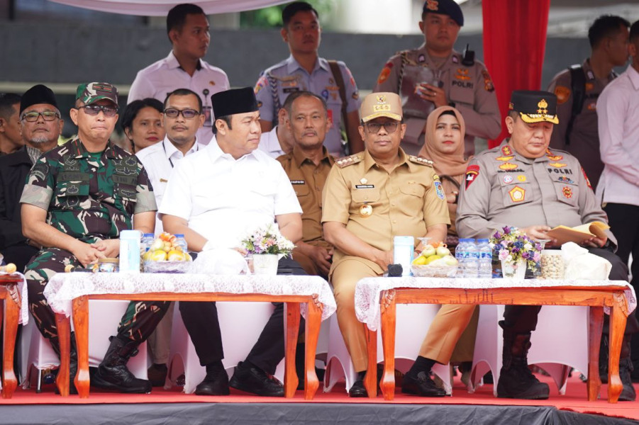 Pj Gubri Rahman Hadi Hadiri Simulasi Sispamkota Operasi Praja Lancang Kuning 2024