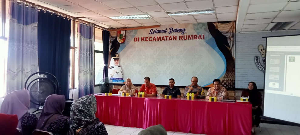 Gelar Cooling System, Polsek Rumbai Pesisir Beri Pesan Kamtibmas Kepada Masyarakat