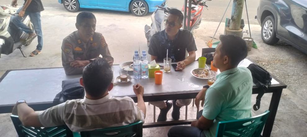 Kanit Binmas Polres Siak Sampaikan Himbauan Kamtibmas Pasca Pilkada Kabupaten Siak