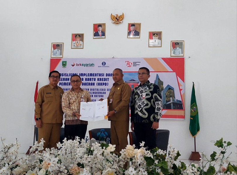Inginkan Transaksi yang Transaparan, PemKab Natuna Terapkan KKPD BRK Syariah