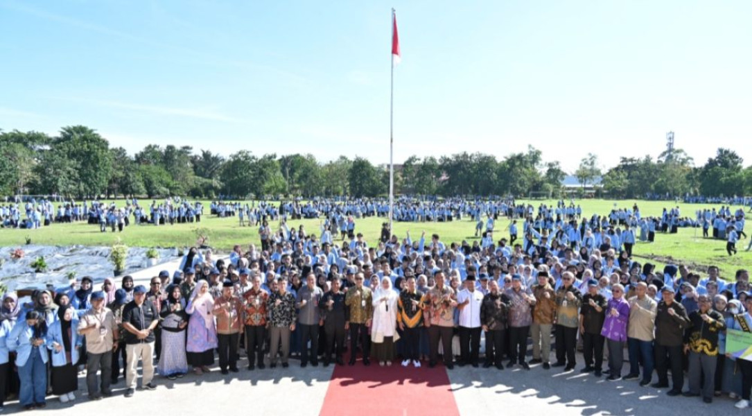 5.210 Mahasiswa Kukerta UNRI Resmi Mengabdi ke Masyarakat