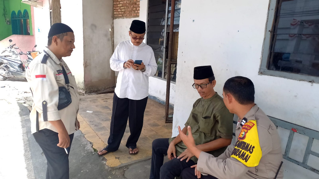 Polresta Pekanbaru Gelar Cooling System  Di Sejumlah Kelurahan Jelang Pemilu Kada 2024