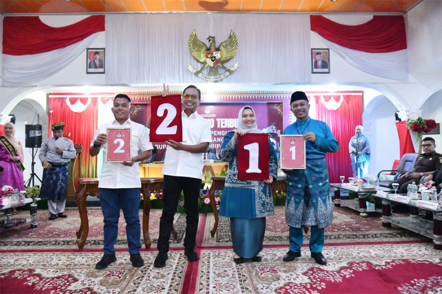 Pilkada Bengkalis: Kasmarni-Bagus 1, Syahrial-Andika 2