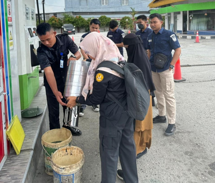 Disperindag Tera Ulang Dua SPBU di Pekanbaru