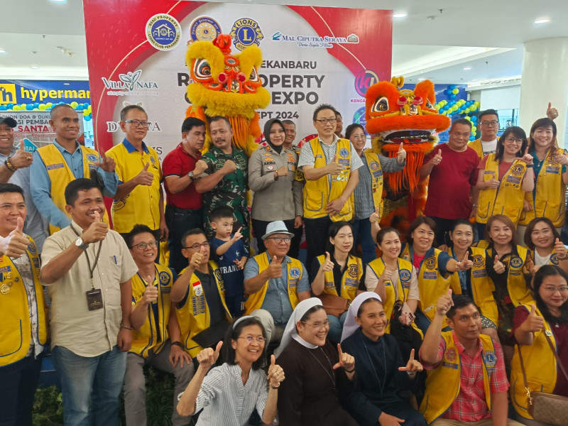 Pembukaan Lions Club, Kapolsek Senapelan Gelar Cooling System untuk Wujudkan Pilkada Damai 2024