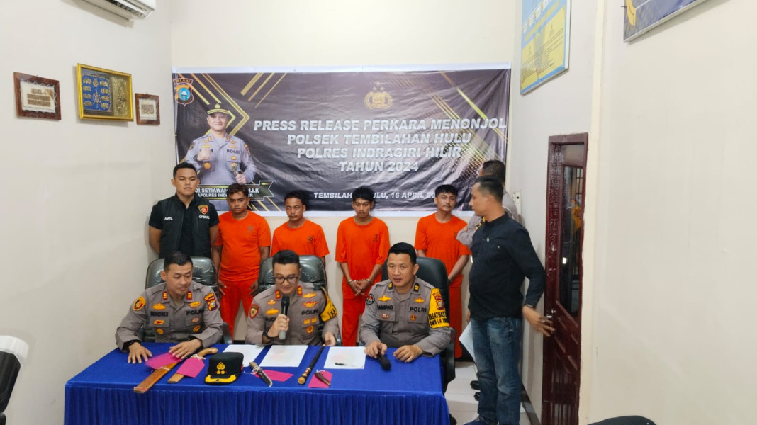 Empat Remaja di Inhil Ditangkap Diduga Pelaku Begal, Kapolres AKBP Budi: Tak Ada Restorative Justice