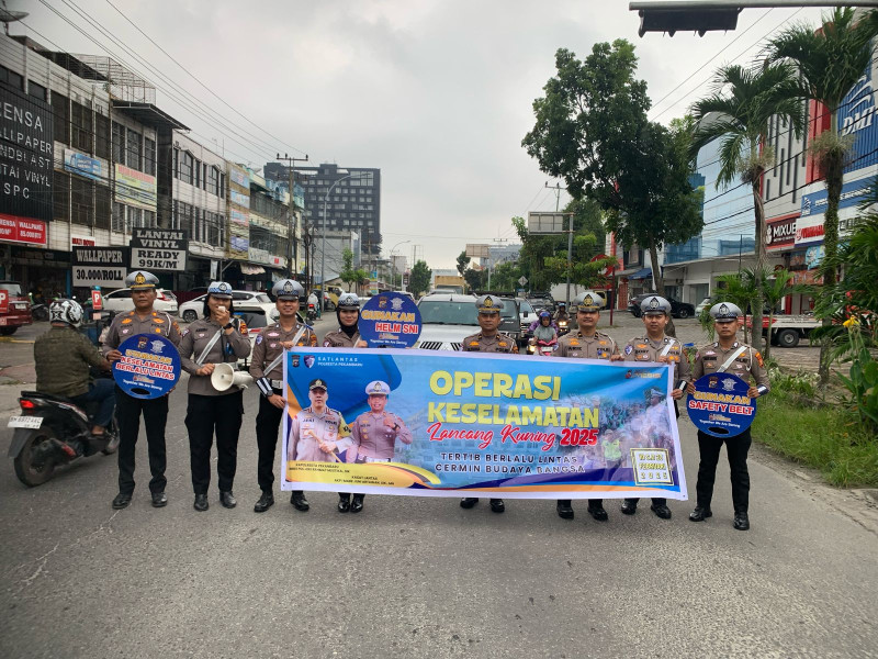 Jelang Ramadhan dan Idul Fitri 1446 H Tahun 2025, Satlantas Polresta Pekanbaru Gelar Operasi Keselamatan Lancang Kuning