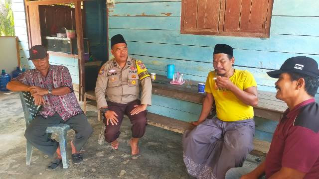 Bhabinkamtibmas Kampung Buana Makmur, Gencarkan Cooling System Pilkada