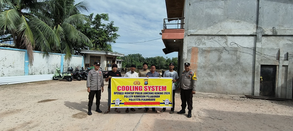 Polsek Kawasan Pelabuhan Pekanbaru Ingatkan Masyarakat Berperan Aktif Dalam Menjaga Situasi Kamtibmas Selama Pilkada Serentak