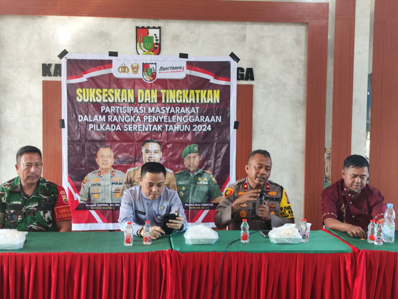 Duduk Keliling Bersama Masyarakat Bukit Raya Dorong Partisipasi Aktif untuk Sukseskan Pilkada Serentak 2024