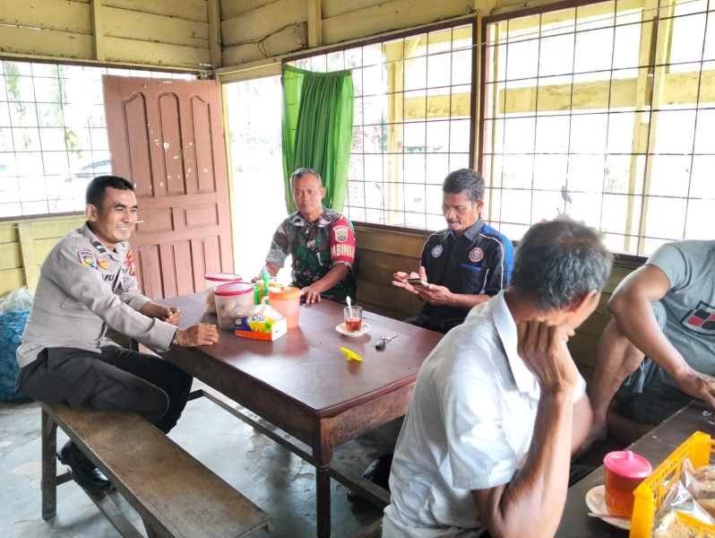 Intensifkan Cooling System, Bhabinkamtibmas dan Bhabinsa Himbau Warga Jaga Kamtibmas Menjelang Pilkada Serentak